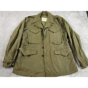 Vintage Military Jacket Mens 36R M1943‎ World War II Army WWII WW2 Distressed